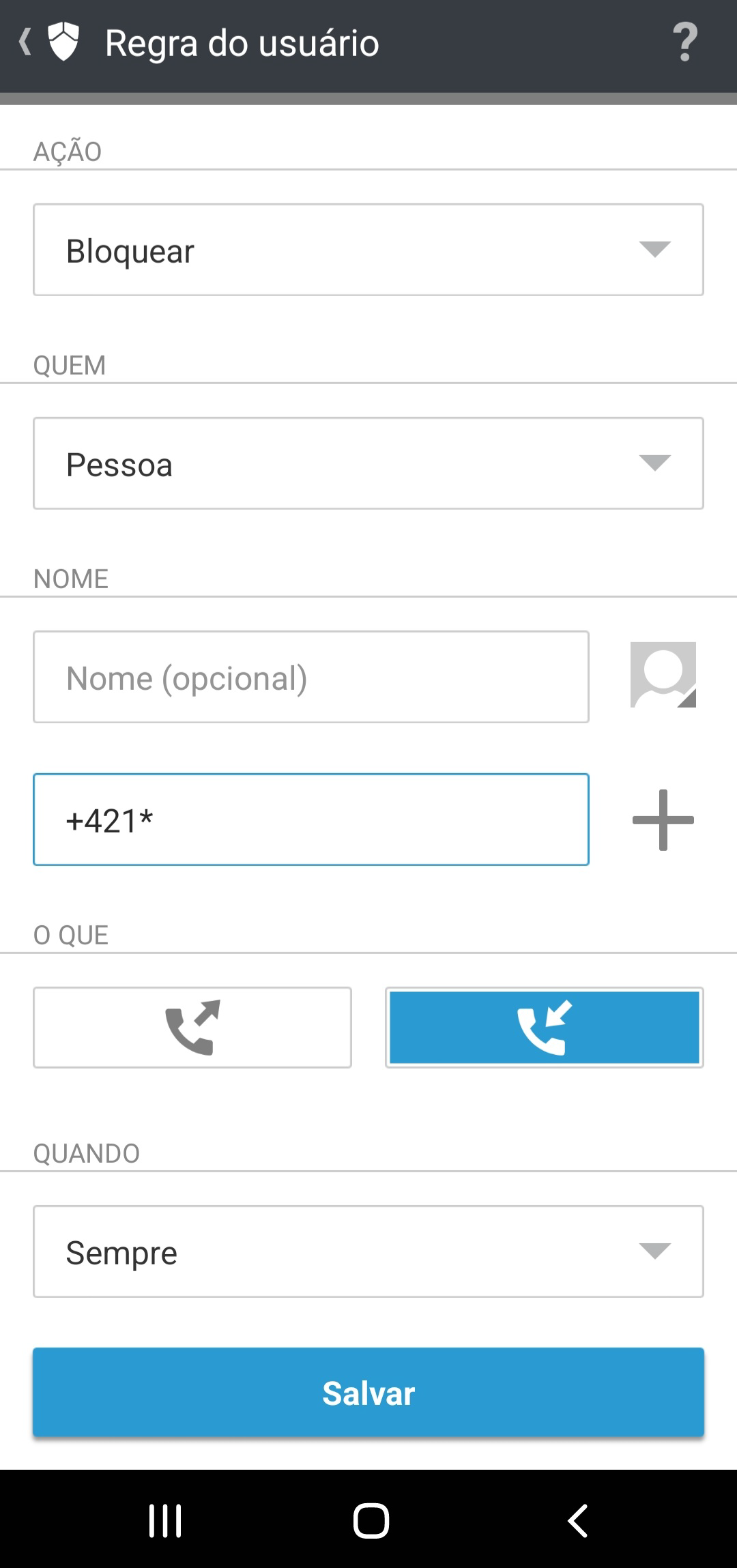 Regras de uso Regras de uso