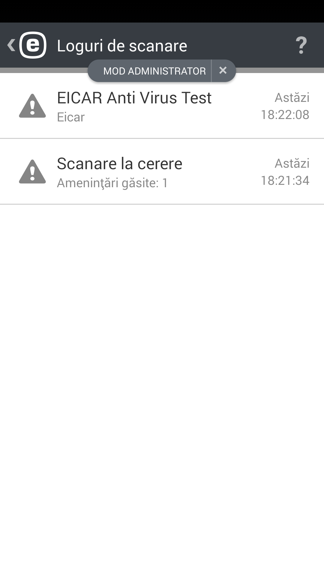 Jurnalele de scanare