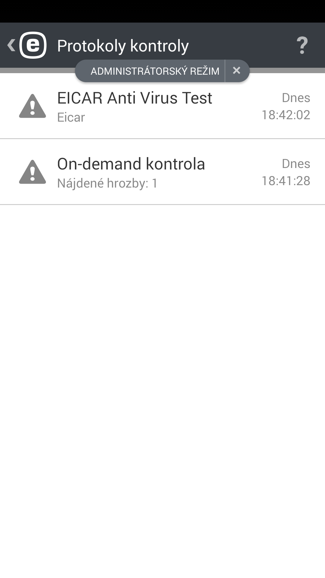 Protokoly kontroly