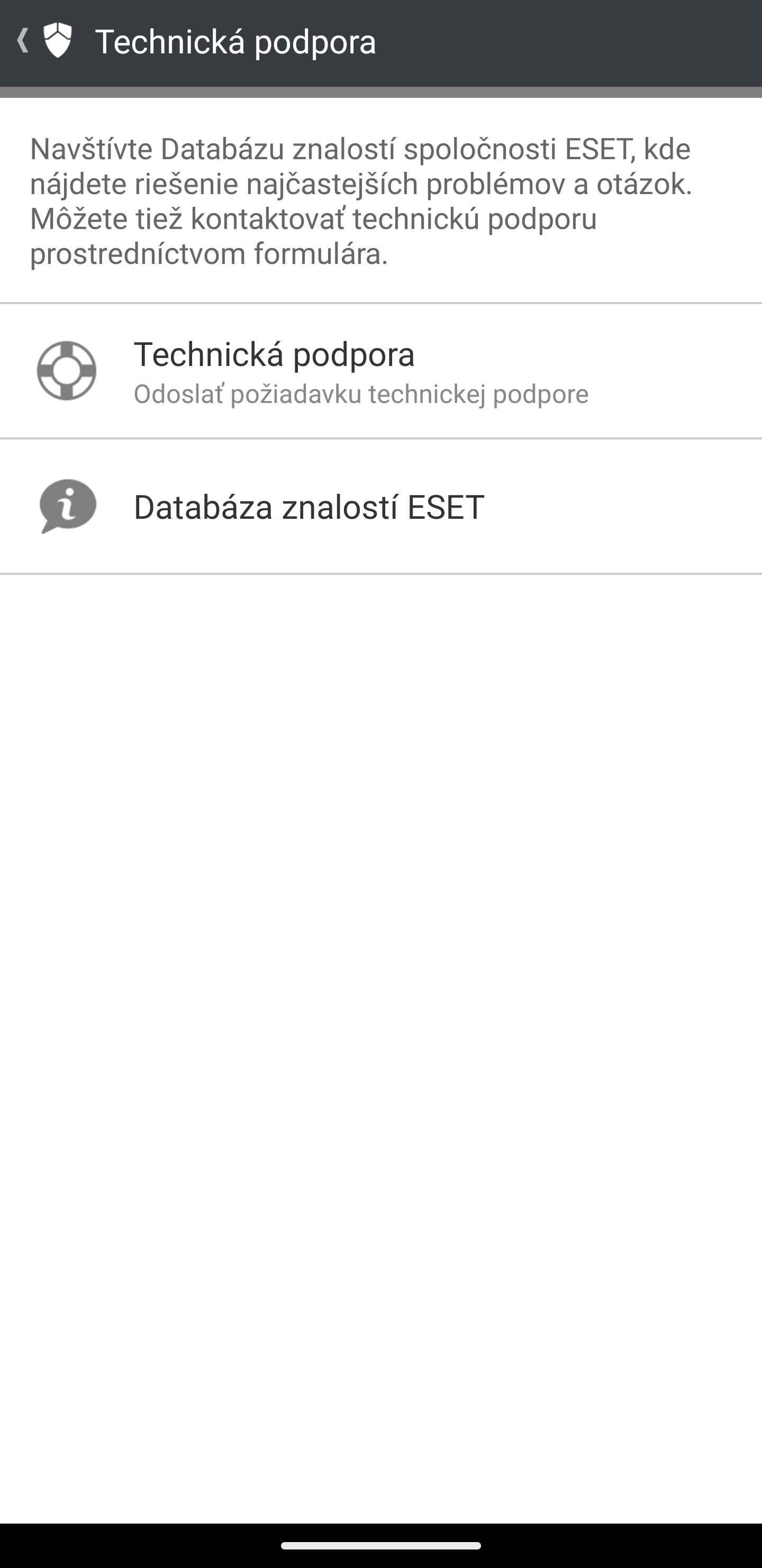 Technická podpora Technická podpora