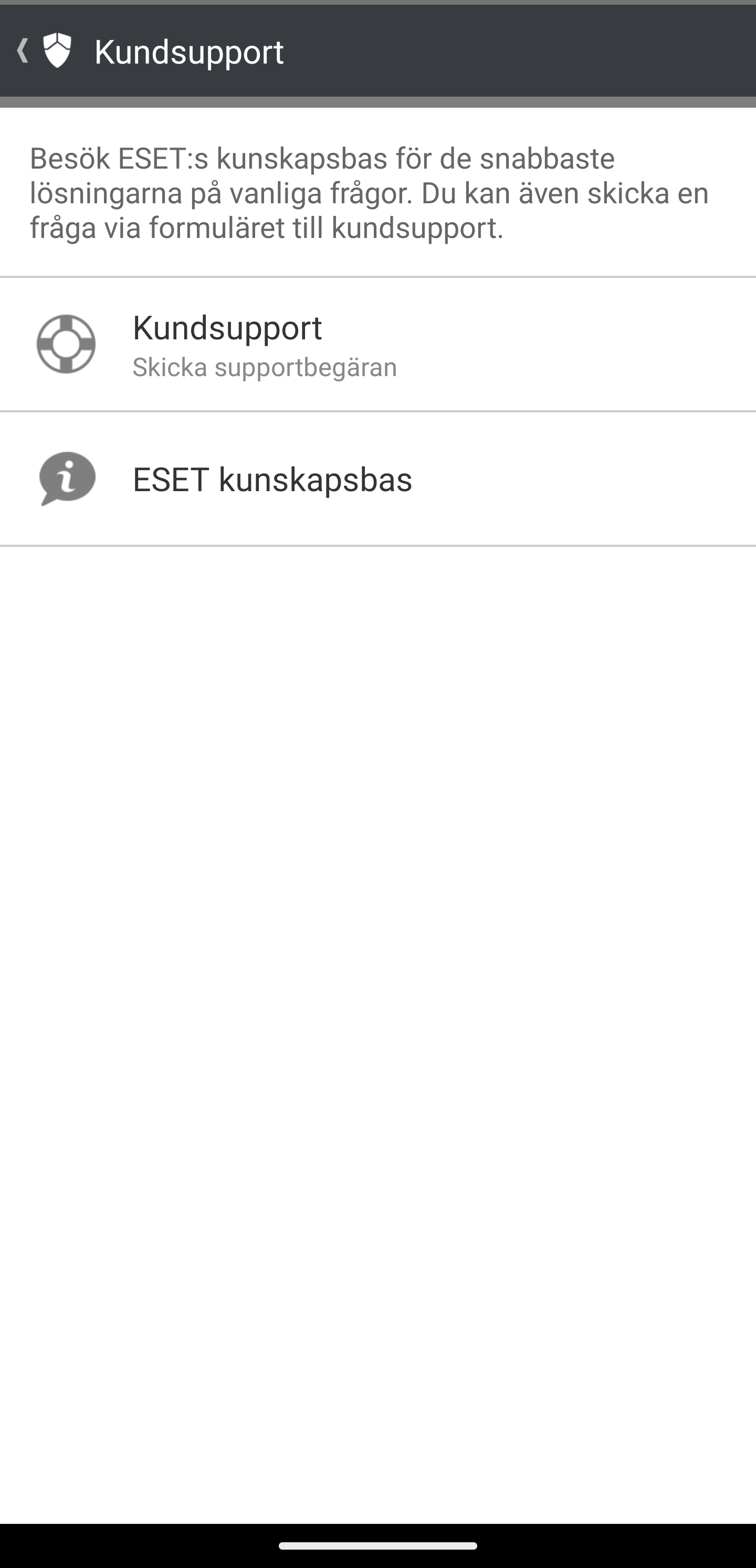 Kundsupport