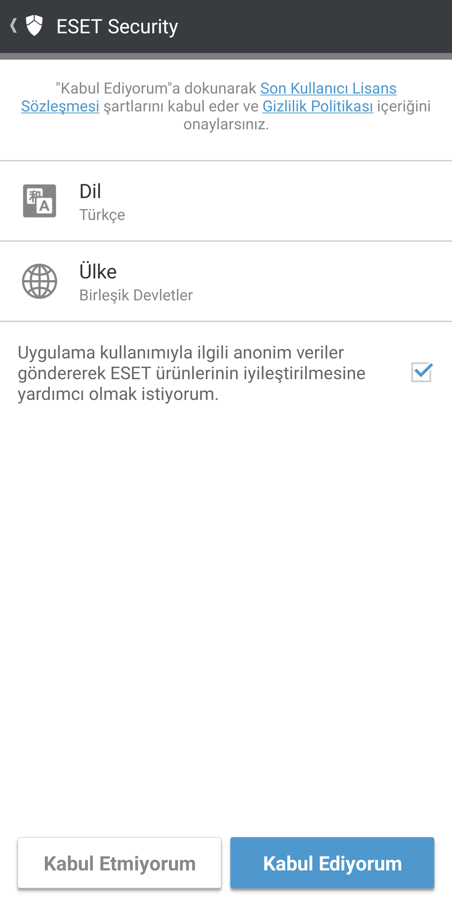 Dil ve ülke seçimi Dil ve ülke seçimi