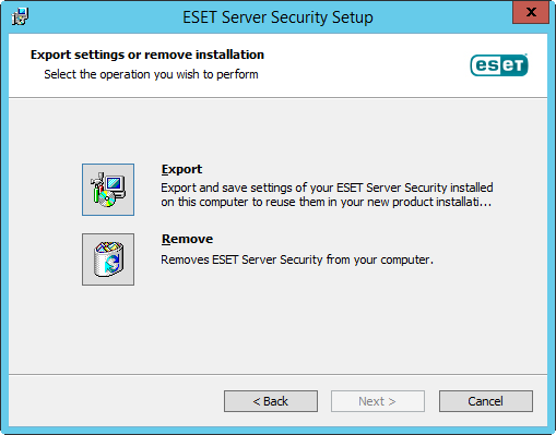 Eset server security