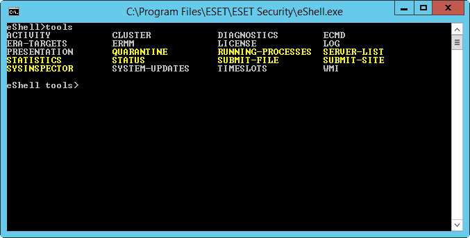 eShell Verwendung