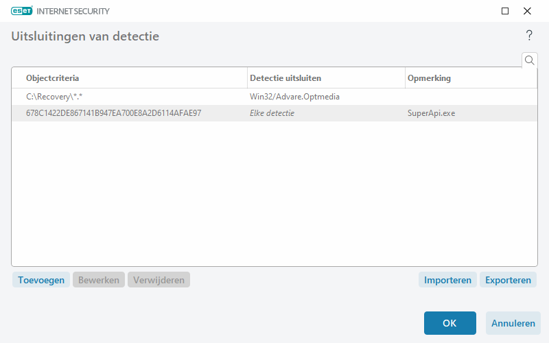 CONFIG_EXCLUDE_DETECTION