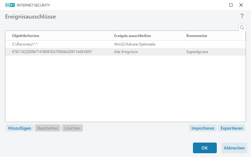 CONFIG_EXCLUDE_DETECTION
