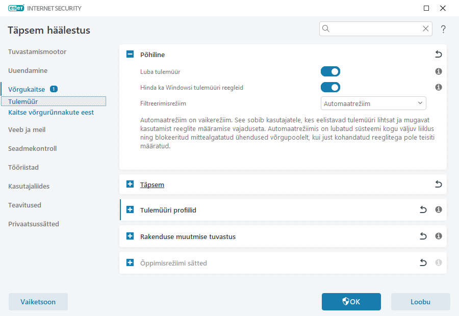 CONFIG_EPFW_MODE_FILTERING