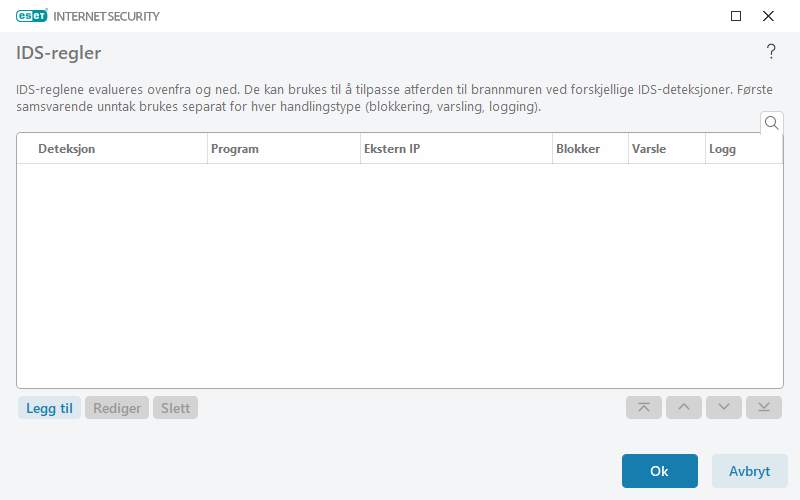 CONFIG_EPFW_IDS_EXCEPTION