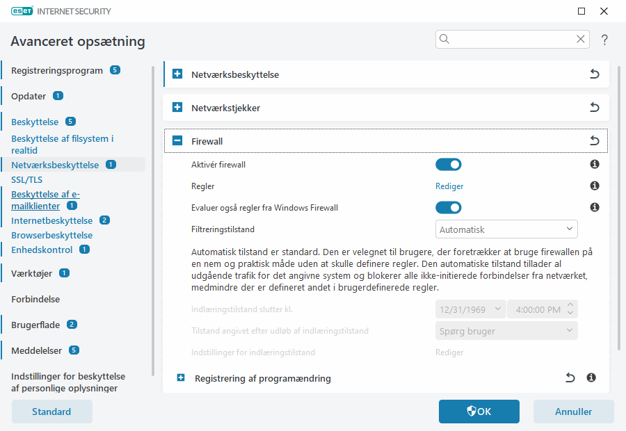 CONFIG_EPFW_MODE_FILTERING