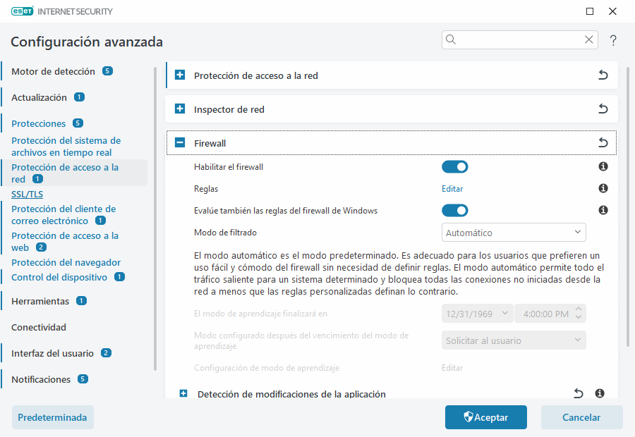 CONFIG_EPFW_MODE_FILTERING