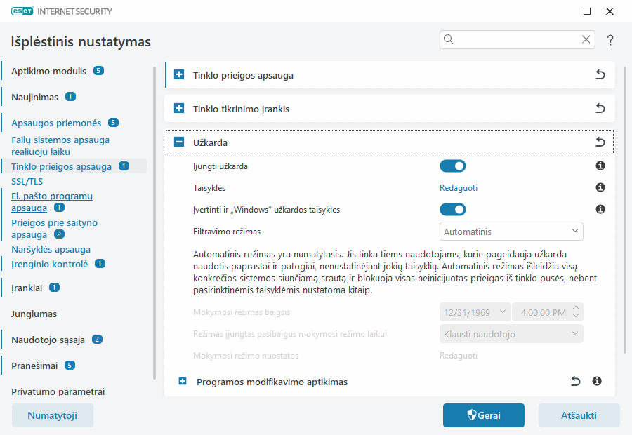 CONFIG_EPFW_MODE_FILTERING