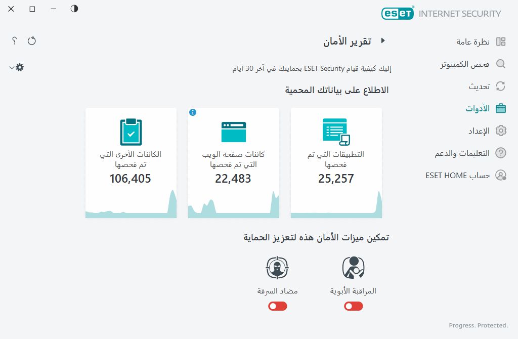 تقرير الأمان تقرير الأمان