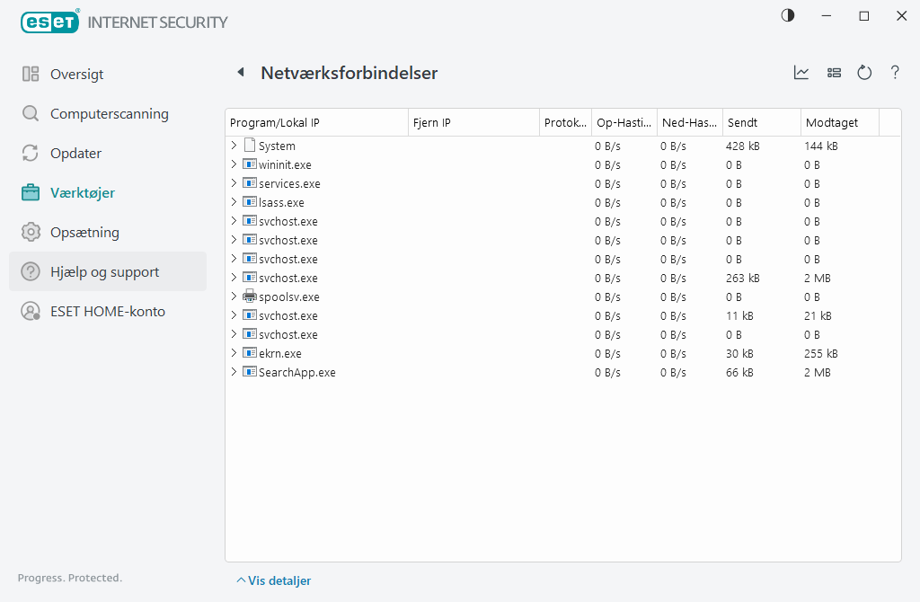 Netværksforbindelser