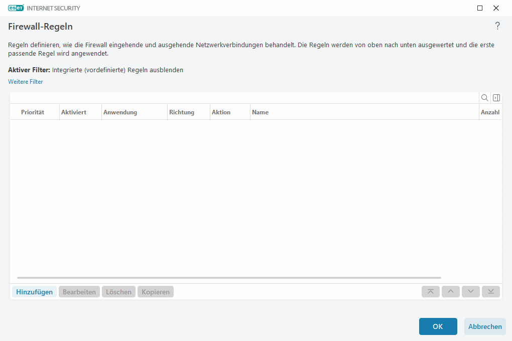 Firewall-Regeln Firewall-Regeln