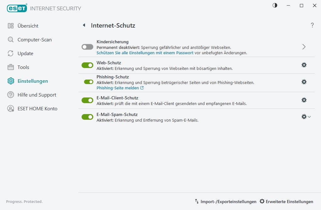 Internet-Schutz Internet-Schutz