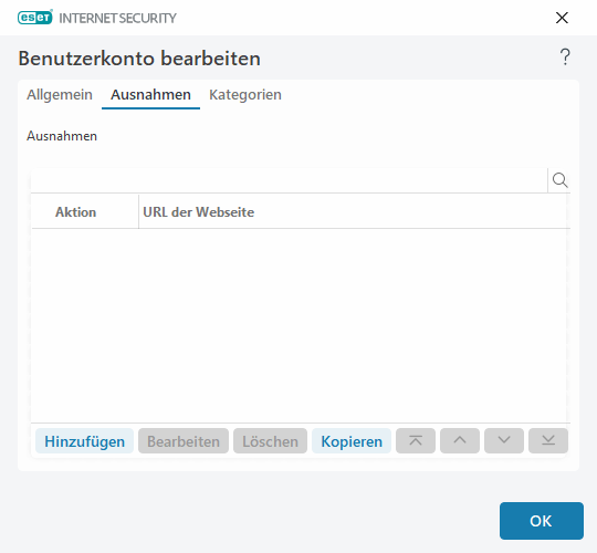 Benutzerkonto bearbeiten Benutzerkonto bearbeiten