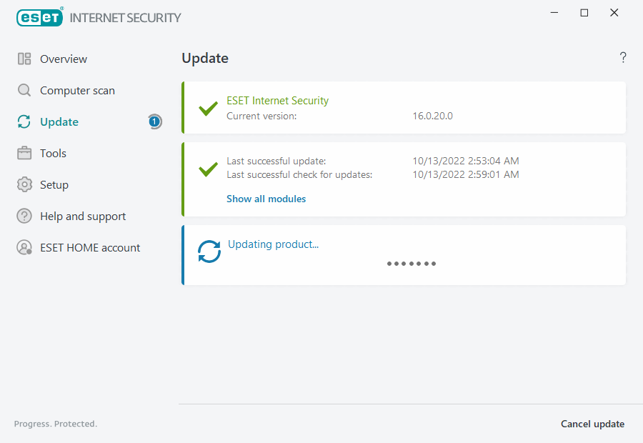 Update process Update process