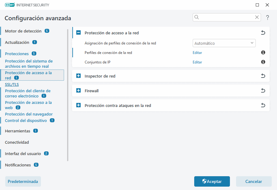 Protección de acceso a la red Protección de acceso a la red