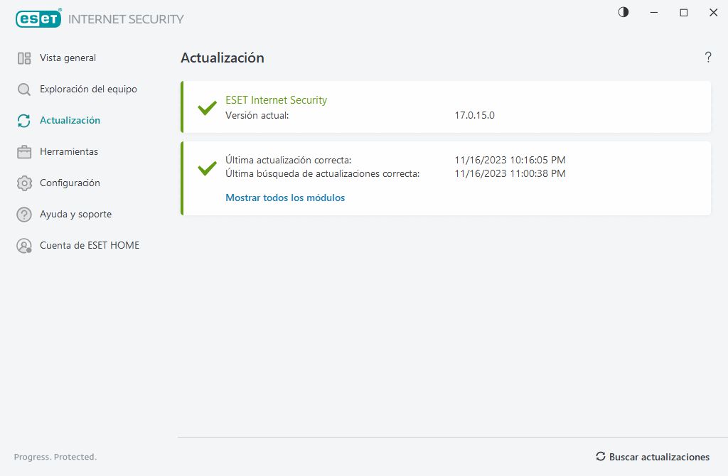 Actualización Actualización