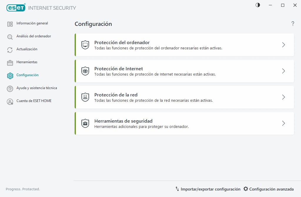 Protección del ordenador