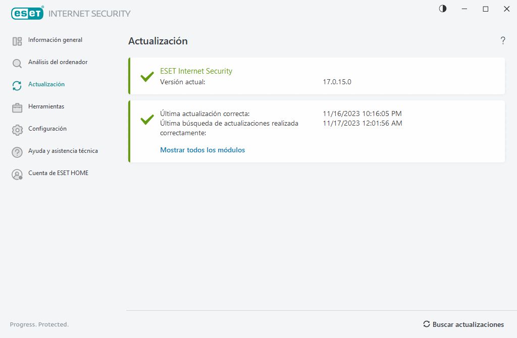 Módulo de actualización Módulo de actualización