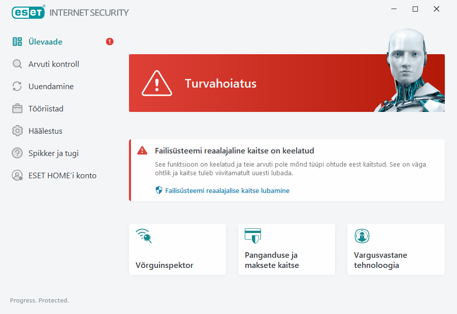 Näidatakse kriitilist probleemi