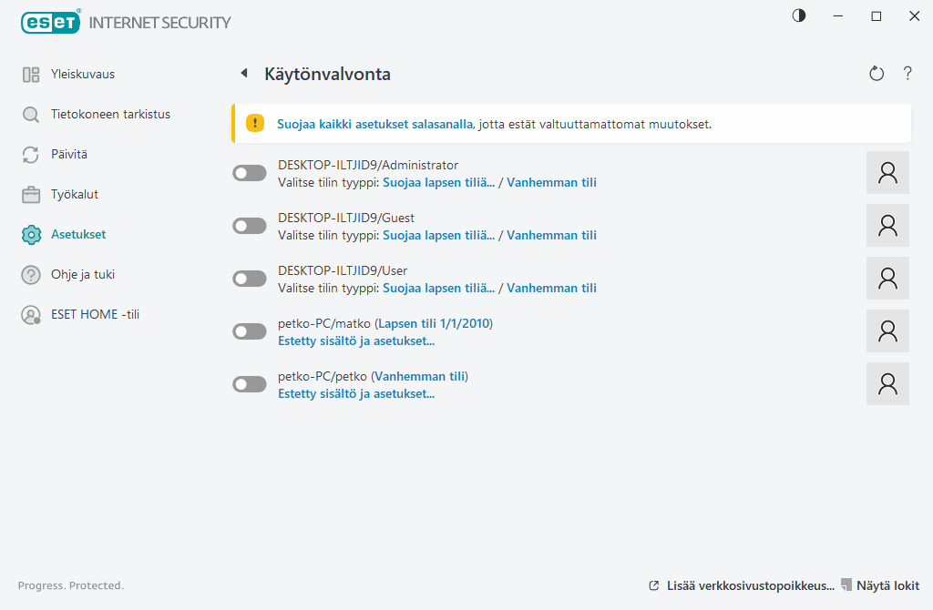 Käytönvalvonta Käytönvalvonta