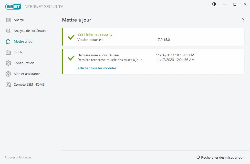 Module de mise à jour Module de mise à jour