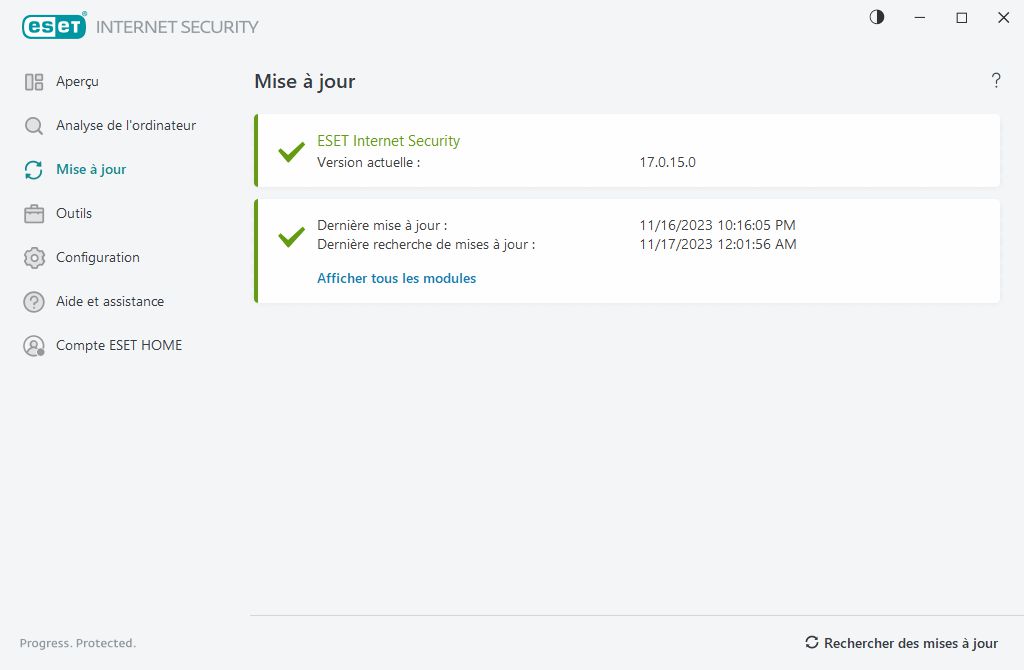 Module de mise à jour Module de mise à jour