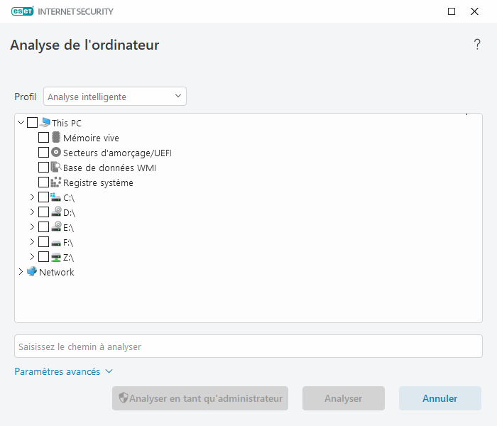 Analyse personnalisée Analyse personnalisée