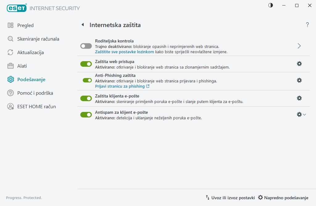 Internetska zaštita Internetska zaštita