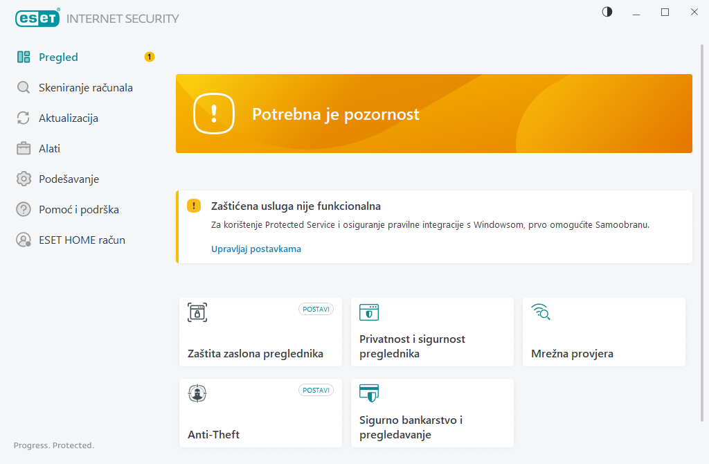 Naznačen je kritični problem Naznačen je kritični problem