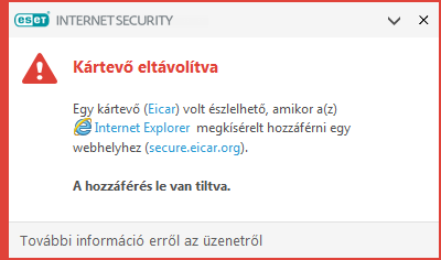 Kártevő eltávolítva