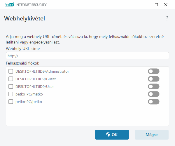 Webhelykivétel Webhelykivétel