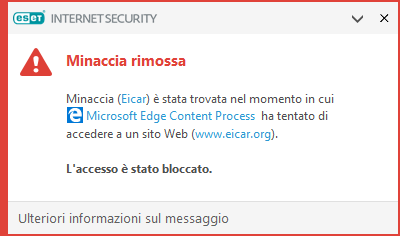 Minaccia rimossa Minaccia rimossa