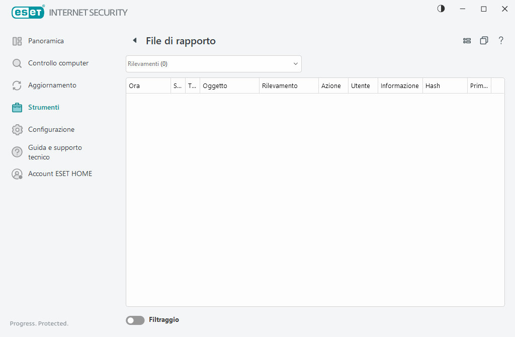 File di rapporto File di rapporto