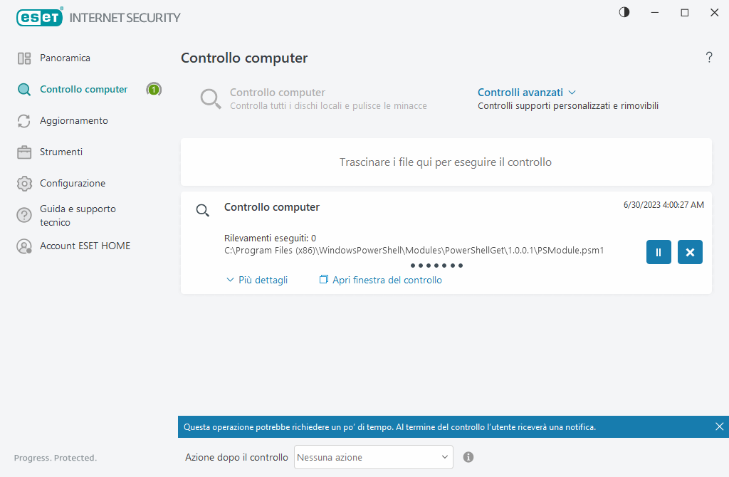 Controllo del computer Controllo del computer