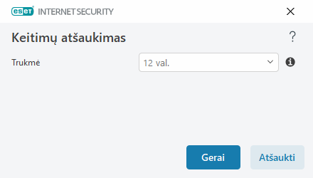 Grąžinimo laiko intervalas