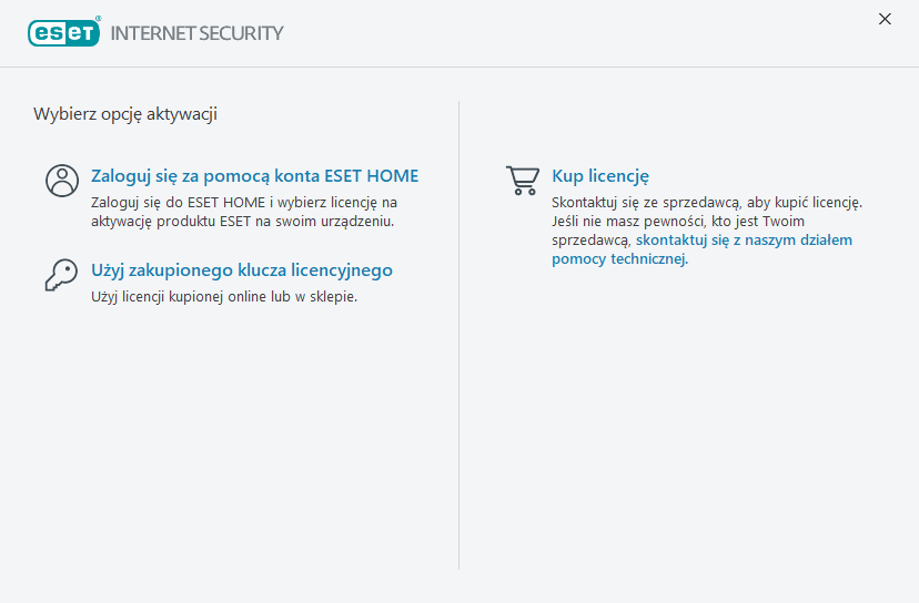 Aktywacja produktu Aktywacja produktu