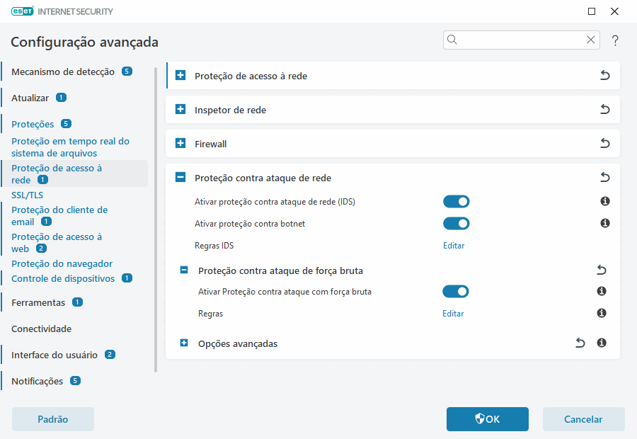 Proteção contra ataque de força bruta Proteção contra ataque de força bruta