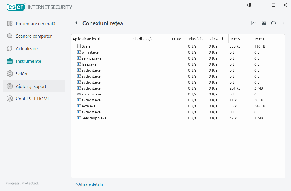Conexiuni rețea Conexiuni rețea