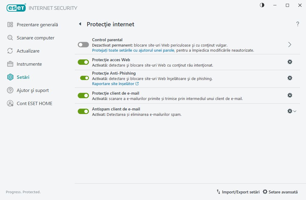Protecție internet Protecție internet
