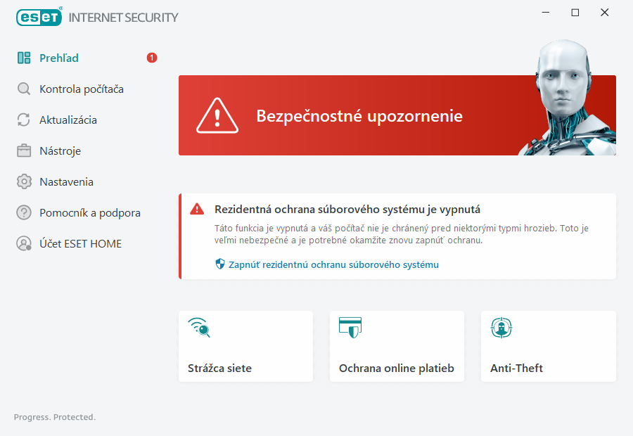 Signalizovaný kritický problém
