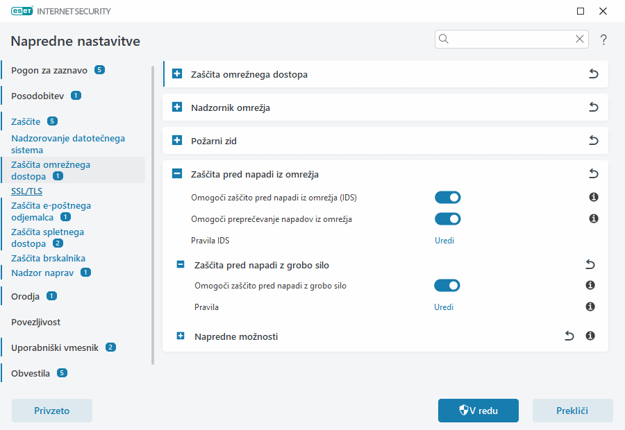 Zaščita pred napadi z grobo silo Zaščita pred napadi z grobo silo