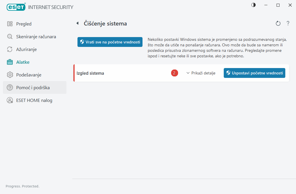 Čišćenje sistema Čišćenje sistema