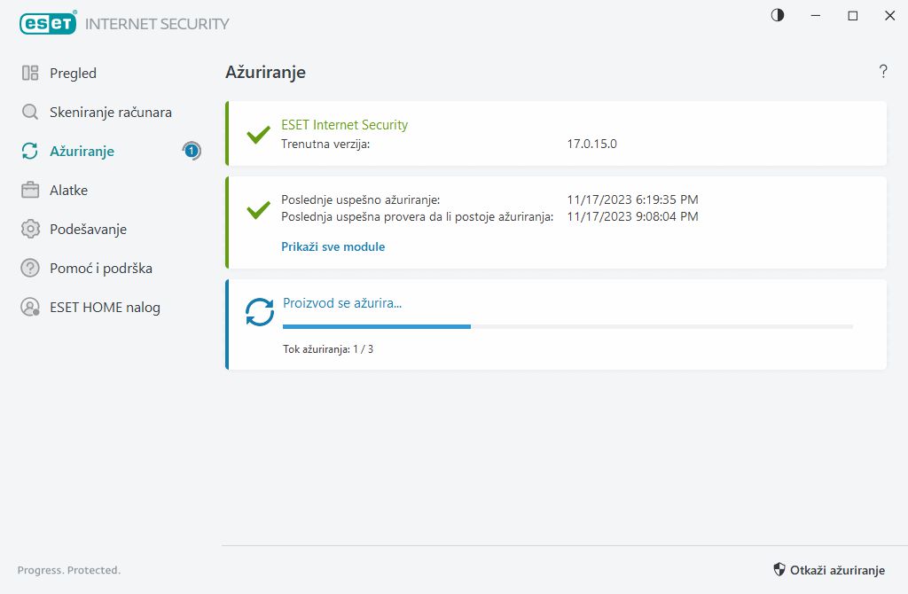 Modul za ažuriranje Modul za ažuriranje