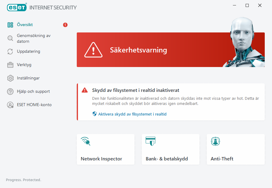 Kritiskt problem har angetts