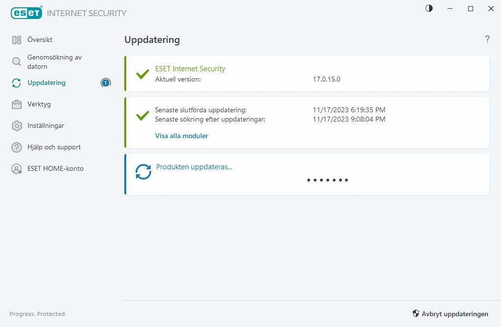 Uppdateringsmodul Uppdateringsmodul