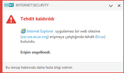 Tehdit kaldırıldı Tehdit kaldırıldı