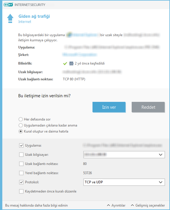 Giden ağ trafiği Giden ağ trafiği